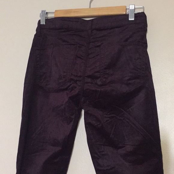 NWT A.N.A Corduroy Purple Velveteen Mid-Rise Jegging Size 4 - Picture 7 of 11